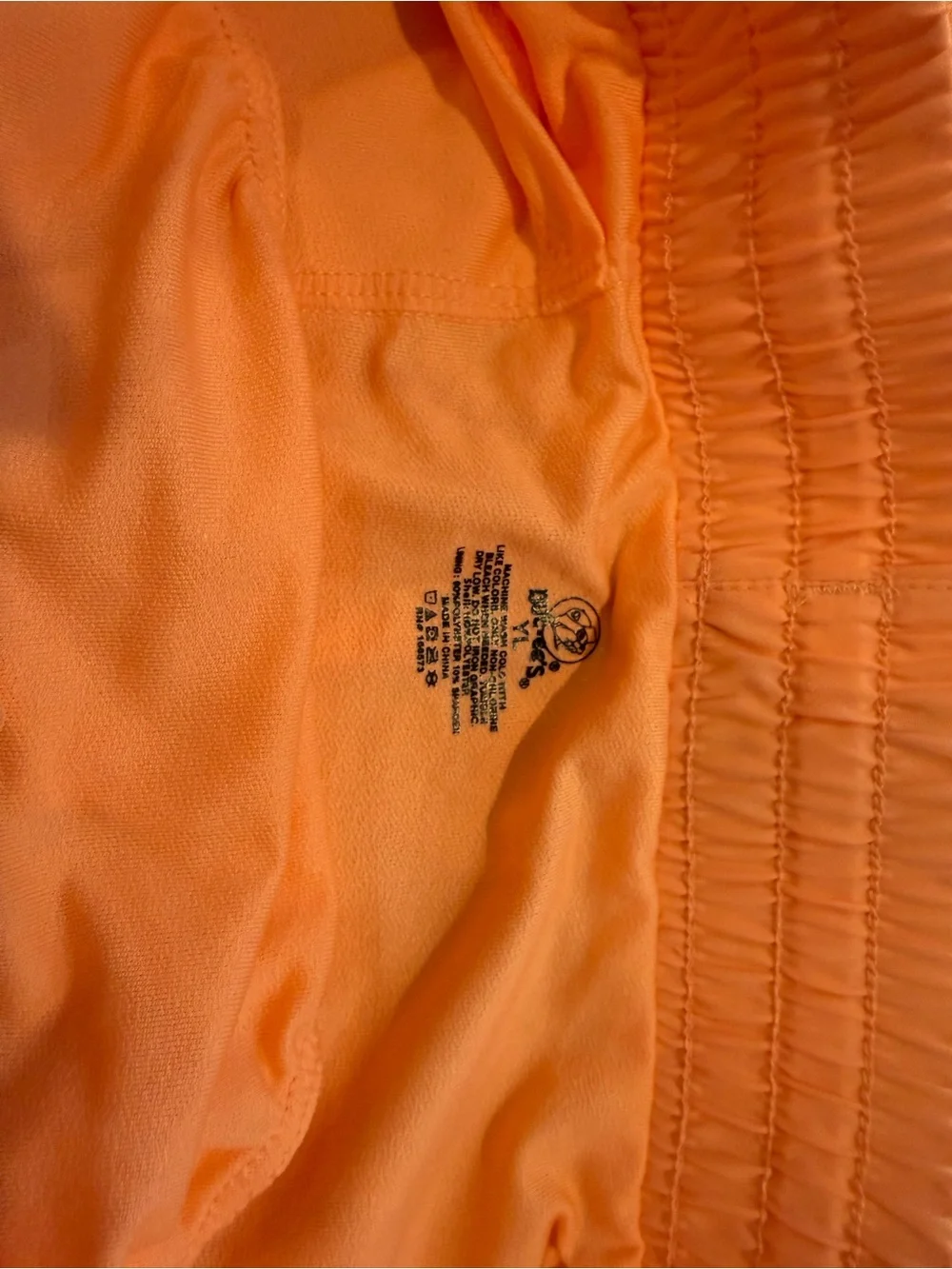 Kids Orange Matching Tee & Shorts Set - Floral Graphic